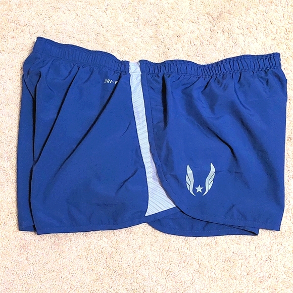 Nike DRI-FIT Running Shorts with Track Wings- Women's XL - Picture 2 of 6